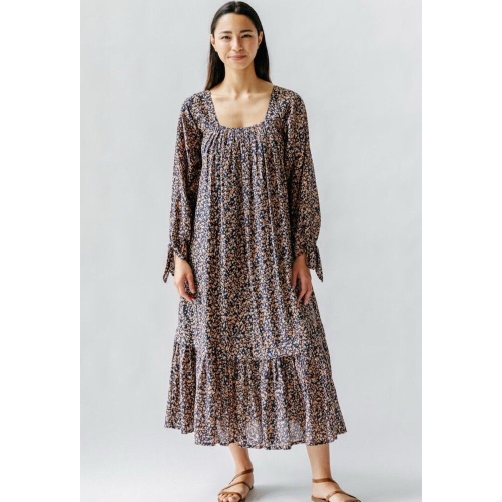 MIRTH  Pueblo Dress Bonfire Maxi Sz M Prairie Boho Cottagecore Festival Western